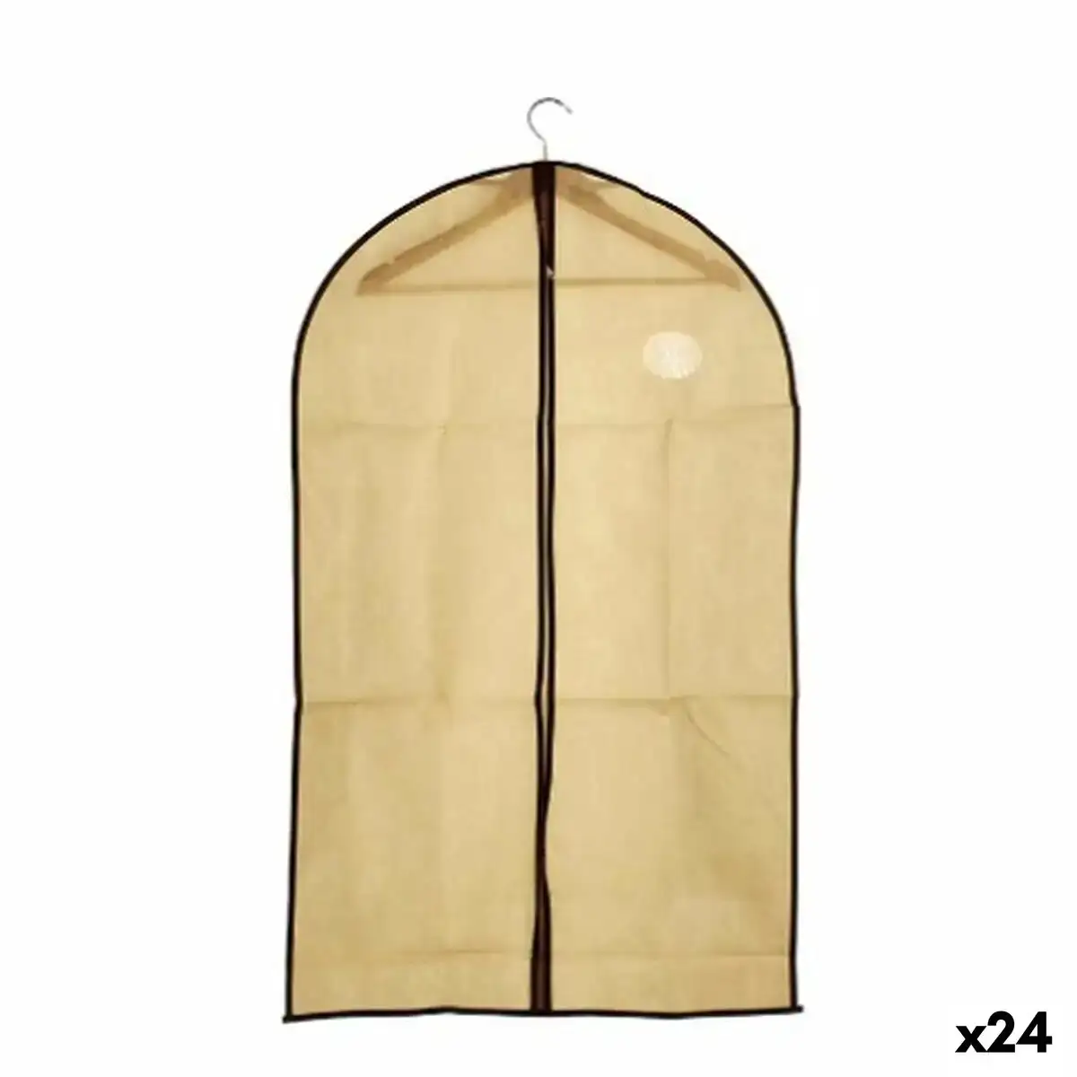 Porte habits 60 x 100 cm beige polyester polypropylene 24 unites _5279. DIAYTAR COTE D'IVOIRE - Où Chaque Sélection Vous Parle. Parcourez nos catégories et découvrez des produits qui reflètent vos passions et vos besoins, pour un shopping personnel et inspirant.