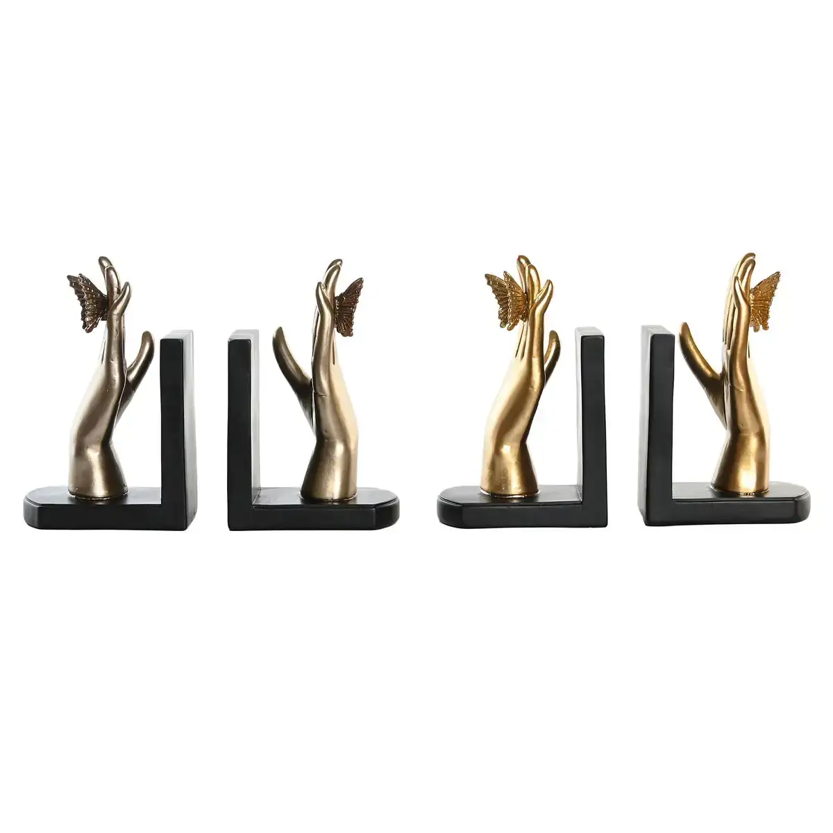 Porte livre dkd home decor 22 x 8 5 x 17 cm resine 2 unites _2947. DIAYTAR COTE D'IVOIRE - Votre Destination pour un Shopping Réfléchi. Découvrez notre gamme variée et choisissez des produits qui correspondent à vos valeurs et à votre style de vie.