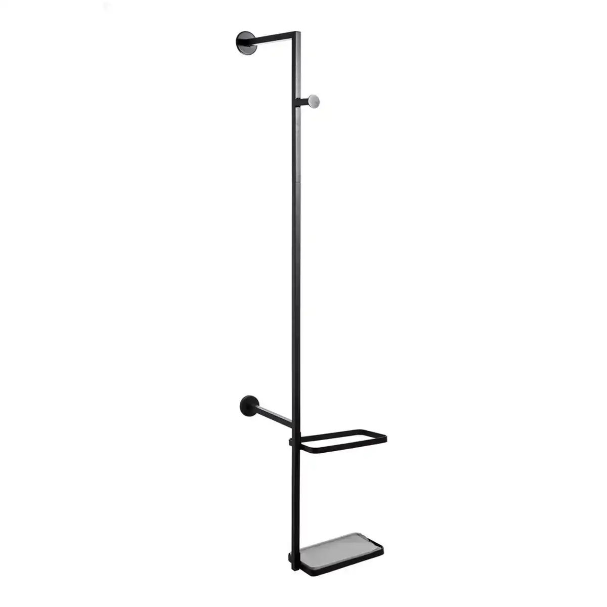 Porte manteau 37 x 37 x 170 cm noir metal industriel_2095. DIAYTAR COTE D'IVOIRE - Là où Chaque Produit est une Trouvaille Unique. Découvrez notre boutique en ligne et trouvez des articles qui vous distinguent par leur originalité.