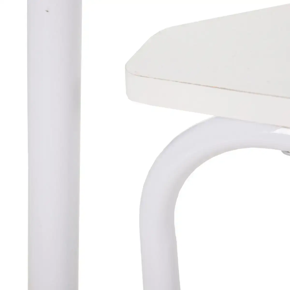 Porte manteau 81 x 38 x 182 cm metal blanc_6459. DIAYTAR COTE D'IVOIRE - Où Choisir Devient une Découverte. Explorez notre boutique en ligne et trouvez des articles qui vous surprennent et vous ravissent à chaque clic.