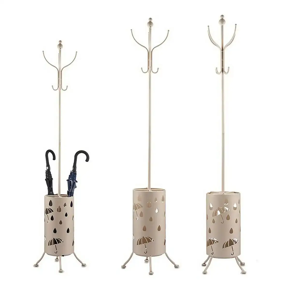 Porte manteau porte parapluie metal creme 44 x 185 x 44 cm _6506. Entrez dans l'Univers de DIAYTAR COTE D'IVOIRE - Votre Destination de Shopping Complète. Découvrez des produits qui reflètent la diversité et la richesse culturelle du Côte d'Ivoire, le tout à portée de clic.