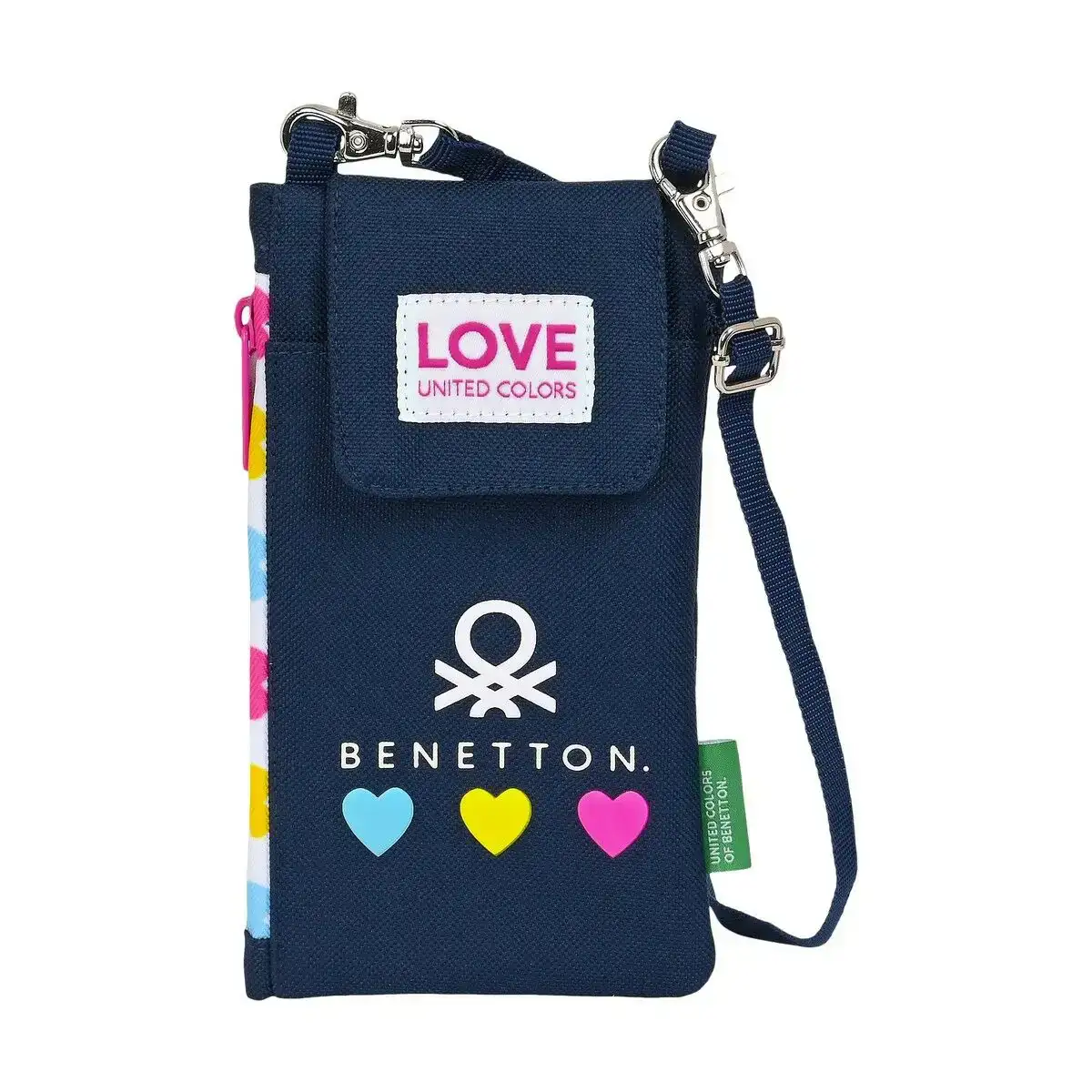 Porte monnaie benetton love protection pour telephone portable blue marine_8415. DIAYTAR COTE D'IVOIRE - L'Art de Vivre le Shopping Authentique. Découvrez notre boutique en ligne et trouvez des produits qui incarnent la passion et le savoir-faire du Côte d'Ivoire.