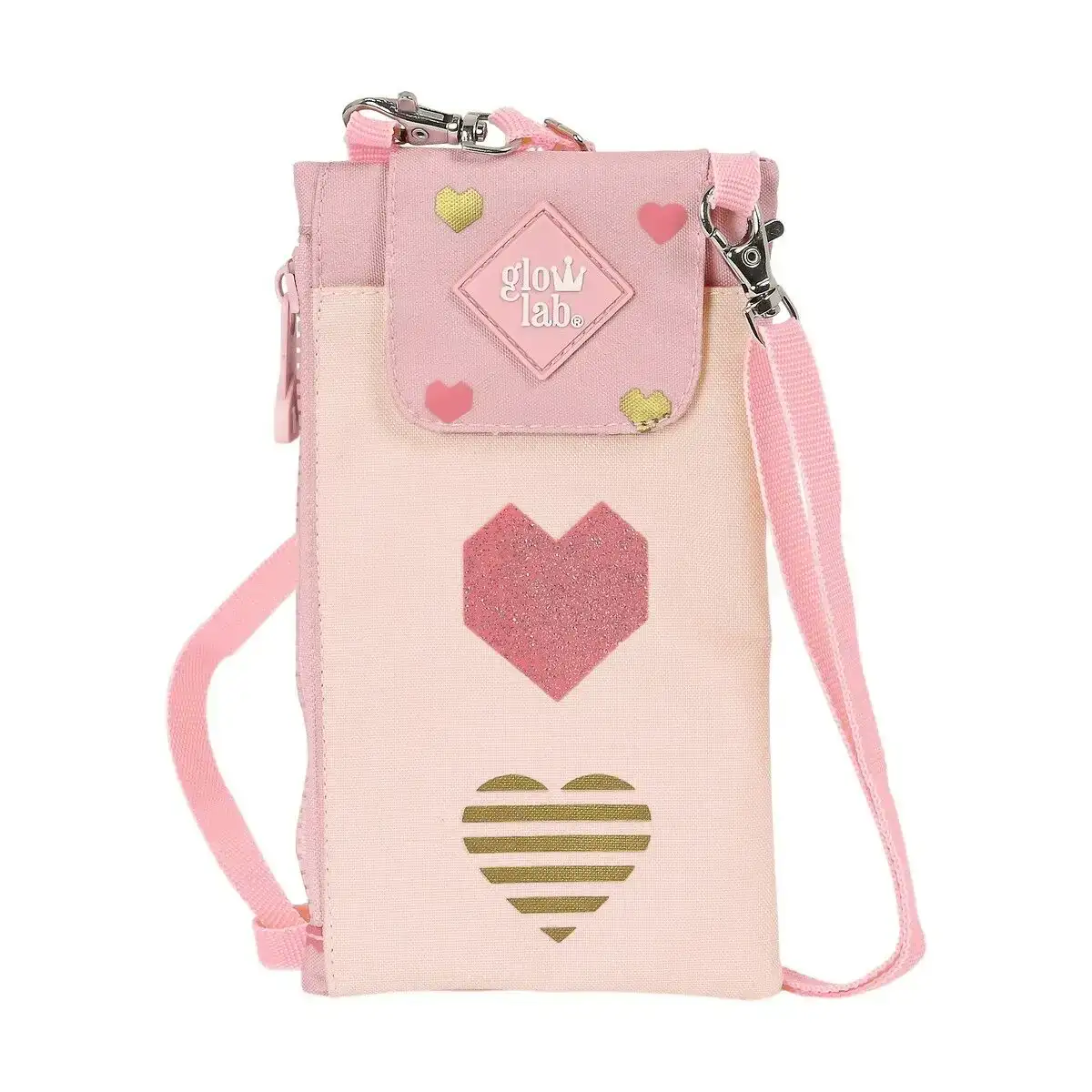 Porte monnaie glow lab hearts protection pour telephone portable rose_2800. Bienvenue chez DIAYTAR COTE D'IVOIRE - Où Votre Shopping Prend Vie. Découvrez notre univers et dénichez des trésors qui ajoutent de la couleur à votre quotidien.