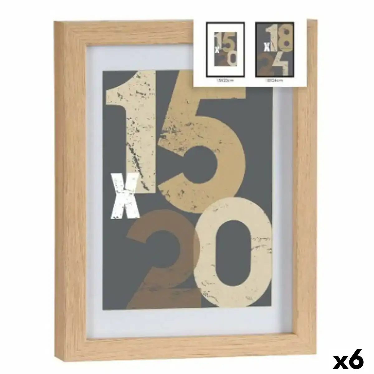 Porte photos mural naturel verre bois mdf 20 5 x 2 5 x 26 5 cm 6 unites _5091. DIAYTAR COTE D'IVOIRE - Votre Destination pour un Shopping Éclairé. Parcourez notre boutique en ligne pour découvrir des produits de qualité qui embelliront votre quotidien.