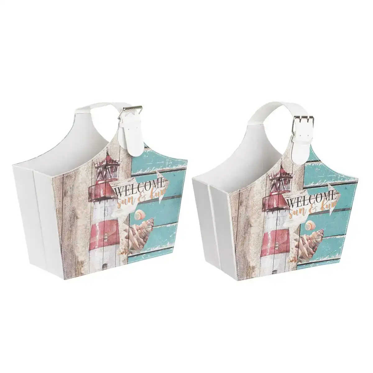 Porte revues dkd home decor 40 x 18 x 41 cm multicouleur carton mediterraneen 2 unites _4889. DIAYTAR COTE D'IVOIRE - Là où Chaque Produit a son Histoire. Découvrez notre gamme de produits, chacun portant en lui le récit de l'artisanat et de la passion, pour vous offrir une expérience de shopping authentique.
