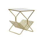 Porte revues dkd home decor miroir dore metal 45 x 45 x 55 cm _2850. DIAYTAR COTE D'IVOIRE - Votre Destination Shopping Inspirante. Explorez notre catalogue pour trouver des articles qui stimulent votre créativité et votre style de vie.