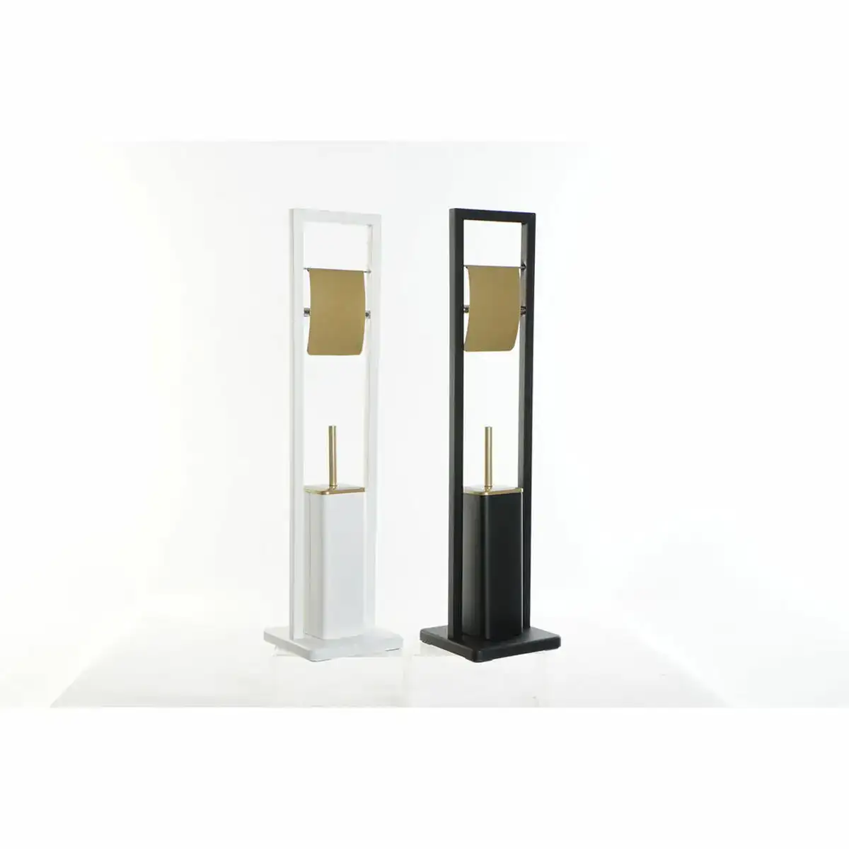 Porte rouleaux pour papier toilette dkd home decor blanc noir dore acier inoxydable 20 x 20 x 80 cm 2 unites _7027. DIAYTAR COTE D'IVOIRE - Votre Passage vers le Chic et l'Élégance. Naviguez à travers notre boutique en ligne pour trouver des produits qui ajoutent une touche sophistiquée à votre style.