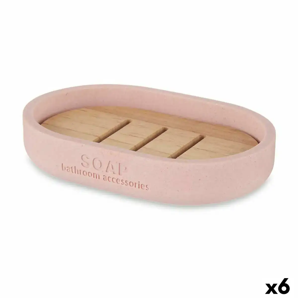 Porte savon rose resine bambou 12 5 x 2 5 x 8 5 cm 6 unites _8248. DIAYTAR COTE D'IVOIRE - Là où la Tradition Devient Tendance. Naviguez à travers notre boutique en ligne et choisissez des produits qui allient l'authenticité au contemporain.