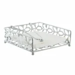 Porte serviettes dkd home decor marguerite argente metal plastique 18 x 19 x 6 cm_6880. DIAYTAR COTE D'IVOIRE - Votre Destination pour un Shopping Inoubliable. Naviguez à travers notre catalogue et choisissez des produits qui vous marquent par leur originalité.