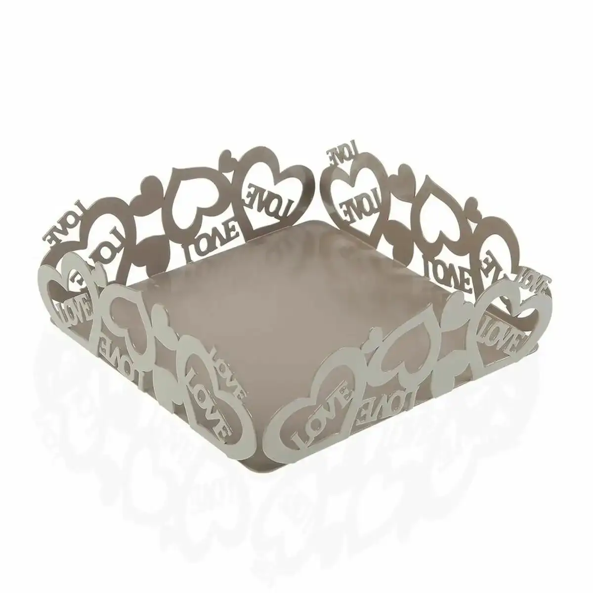 Porte serviettes versa cozy gris coeurs metal 16 5 x 5 5 x 16 5 cm _3531. DIAYTAR COTE D'IVOIRE - L'Art de Vivre en Couleurs et en Styles. Parcourez notre sélection et trouvez des articles qui reflètent votre personnalité et votre goût pour la vie.