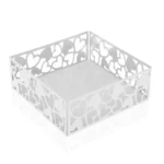 Porte serviettes versa kamira blanc metal acier 16 5 x 5 5 x 16 5 cm _7812. Bienvenue sur DIAYTAR COTE D'IVOIRE - Où Chaque Article a son Histoire. Découvrez notre sélection méticuleuse de produits qui racontent l'authenticité et la beauté du Côte d'Ivoire.