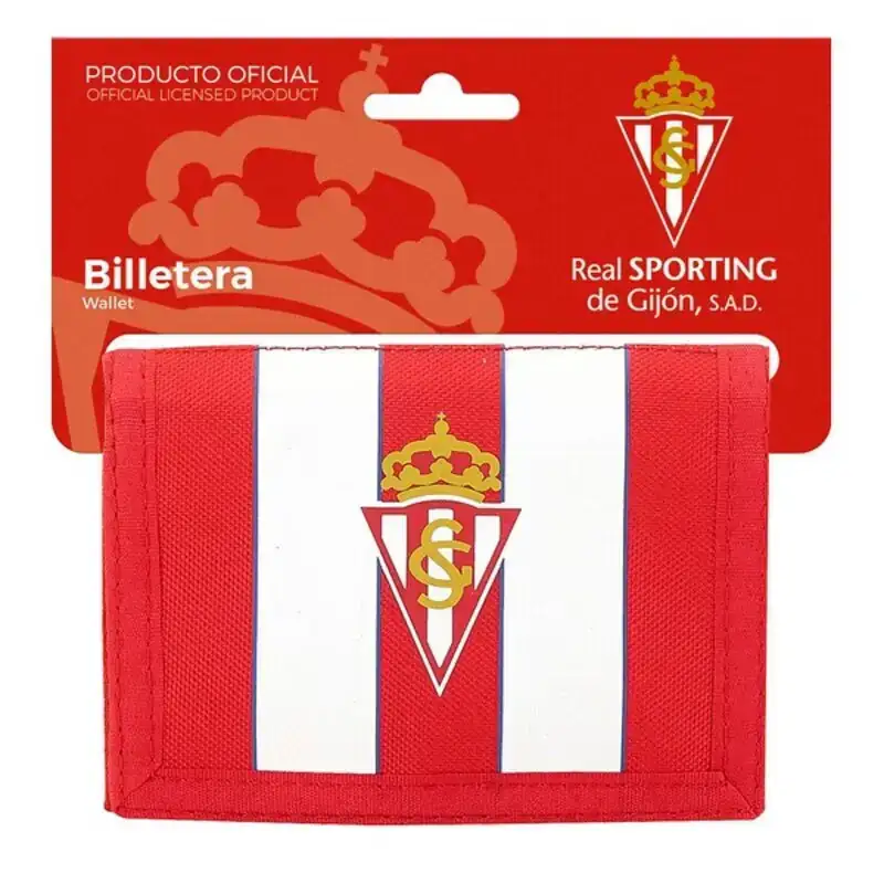Portefeuille real sporting de gijon blanc rouge_8403. DIAYTAR COTE D'IVOIRE - Votre Marché Virtuel au Côte d'Ivoire. Parcourez notre boutique en ligne pour trouver des trésors cachés, des articles indispensables du quotidien aux joyaux artistiques.