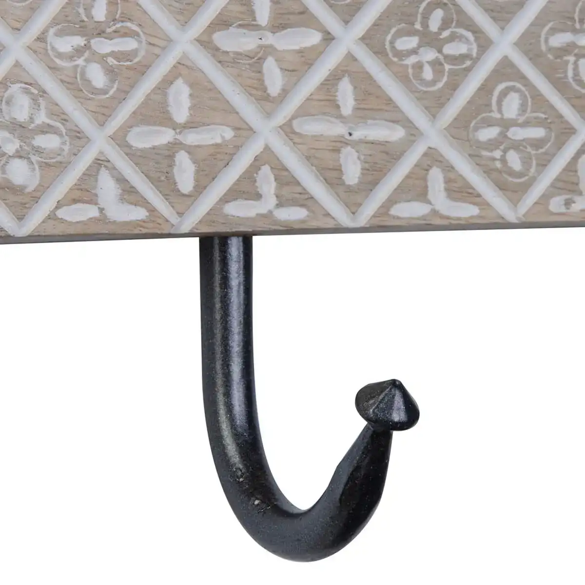 Portemanteau 45 5 x 7 x 15 cm metal bois_1270. DIAYTAR COTE D'IVOIRE - Là où les Rêves de Shopping Deviennent Réalité. Naviguez à travers notre catalogue diversifié et choisissez parmi une variété d'articles qui feront de votre shopping une expérience inoubliable.