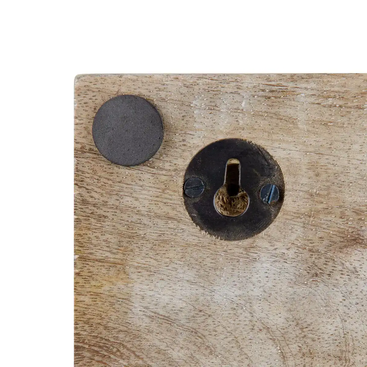 Portemanteau 61 x 7 x 16 5 cm metal bois_5561. DIAYTAR COTE D'IVOIRE - Où Choisir est un Acte d'Amour pour le Côte d'Ivoire. Explorez notre boutique en ligne et choisissez des articles qui célèbrent la culture et l'artisanat du pays.