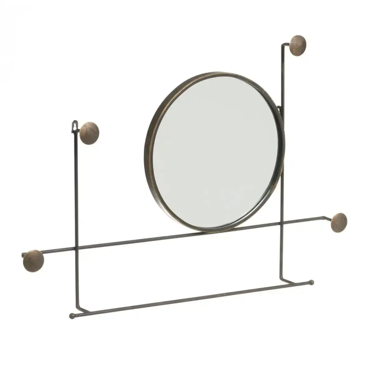 Portemanteau 84 5 x 8 x 58 5 cm metal_7591. DIAYTAR COTE D'IVOIRE - Là où Chaque Produit Est une Trouvaille. Parcourez notre catalogue diversifié et découvrez des articles qui enrichiront votre quotidien, du pratique à l'insolite.