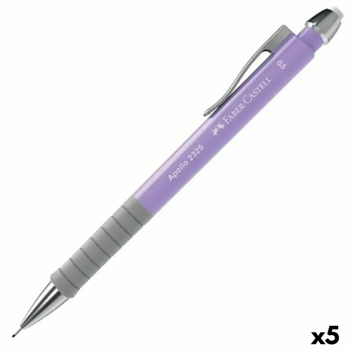 Portemines faber castell apollo 2325 lila 0 5 mm 5 unites _3641. DIAYTAR COTE D'IVOIRE - L'Art de Vivre en Couleurs et en Styles. Parcourez notre sélection et trouvez des articles qui reflètent votre personnalité et votre goût pour la vie.