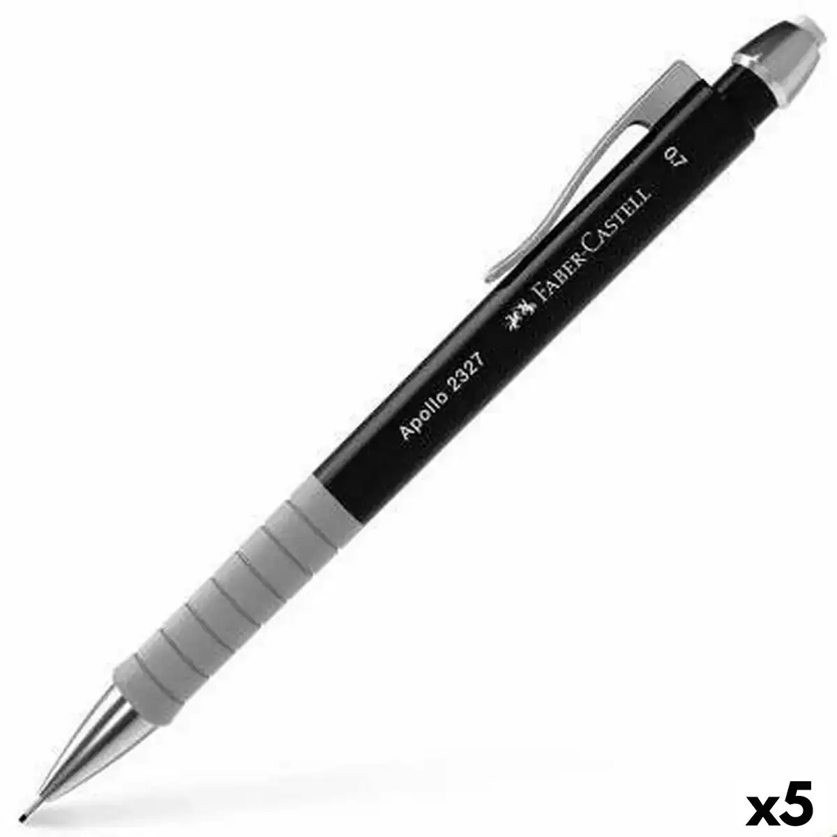 Portemines faber castell apollo 2327 noir 0 7 mm 5 unites _7368. DIAYTAR COTE D'IVOIRE - Un Monde de Possibilités à Portée de Clic. Parcourez notre site web pour découvrir des sélections infinies, de l'épicerie aux bijoux, et vivez une expérience d'achat sans pareil.