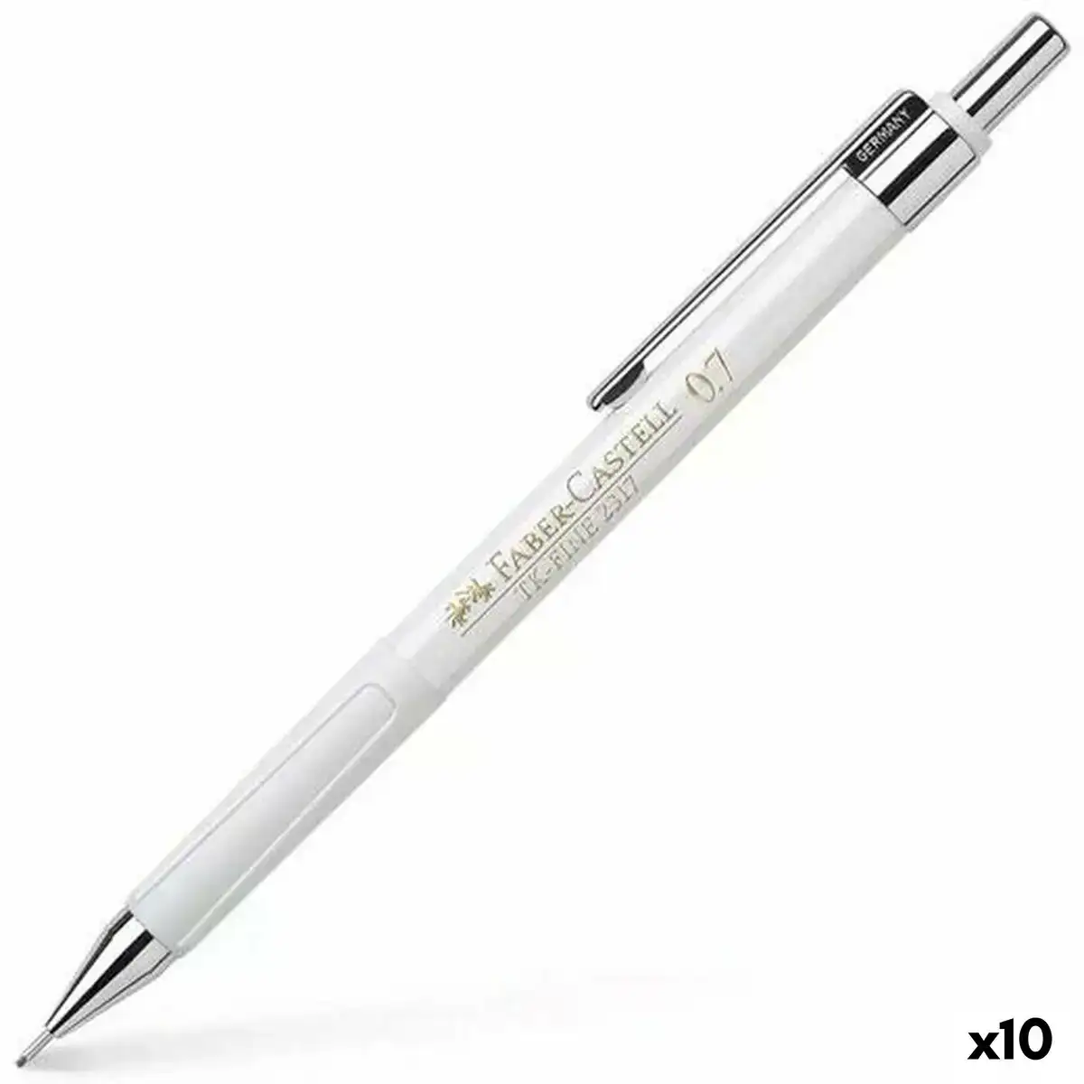 Portemines faber castell tk fine 2317 blanc 0 7 mm 10 unites _6760. DIAYTAR COTE D'IVOIRE - L'Art de Vivre le Shopping Authentique. Découvrez notre boutique en ligne et trouvez des produits qui célèbrent la culture et l'héritage du Côte d'Ivoire.