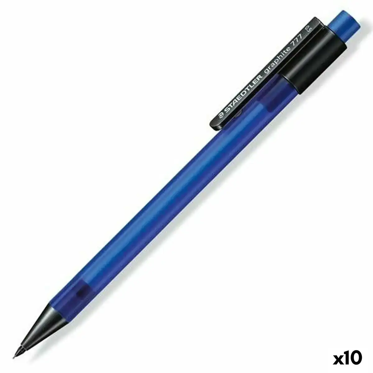 Portemines staedtler graphite 777 bleu 0 5 mm 10 unites _1304. Entrez dans l'Univers de DIAYTAR COTE D'IVOIRE - Votre Destination de Shopping Complète. Découvrez des produits qui reflètent la diversité et la richesse culturelle du Côte d'Ivoire, le tout à portée de clic.