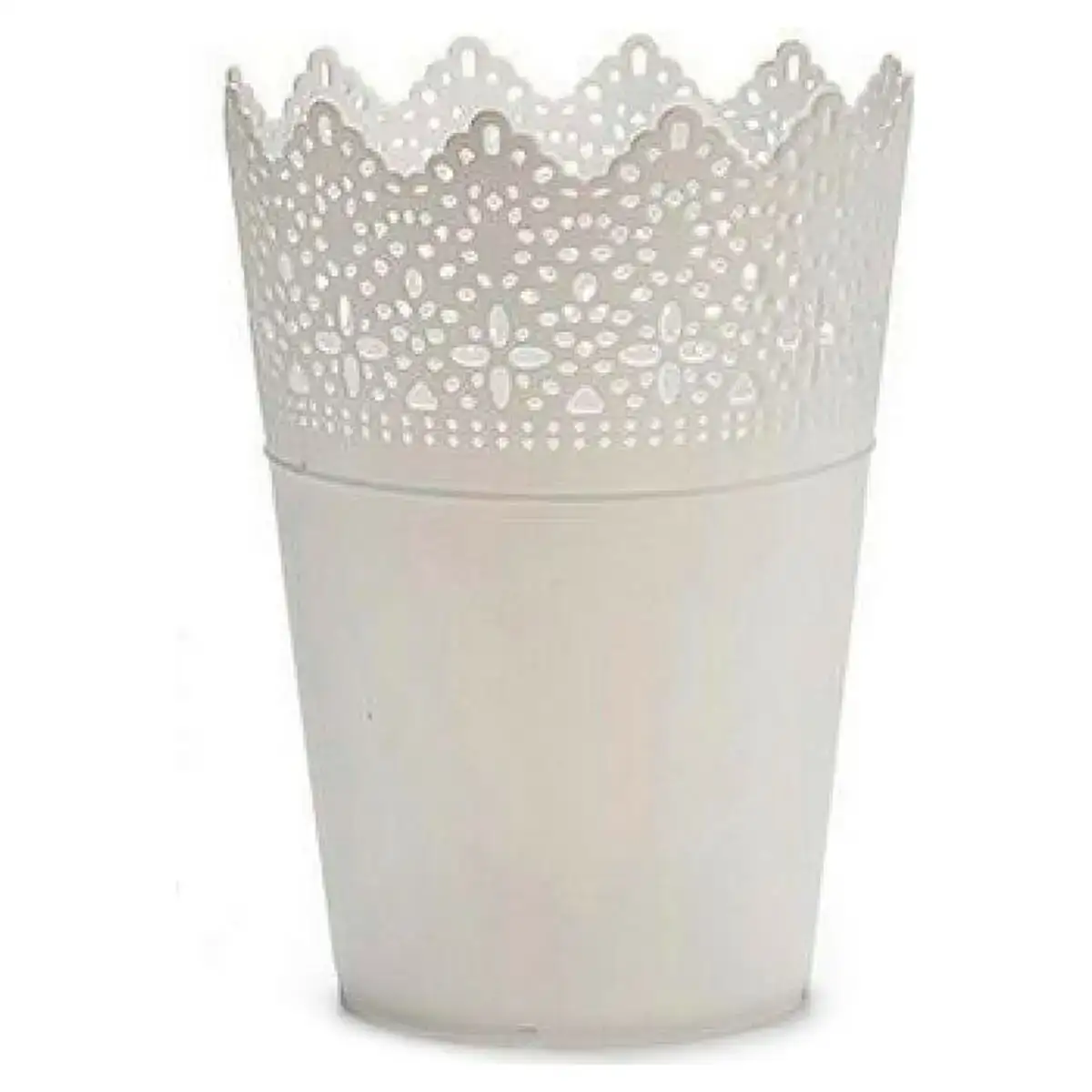 Pot 8430852224194 blanc plastique 15 x 18 x 15 cm_6462. DIAYTAR COTE D'IVOIRE - Là où Vos Rêves Prendent Forme. Plongez dans notre catalogue diversifié et trouvez des produits qui enrichiront votre quotidien, du pratique à l'exceptionnel.