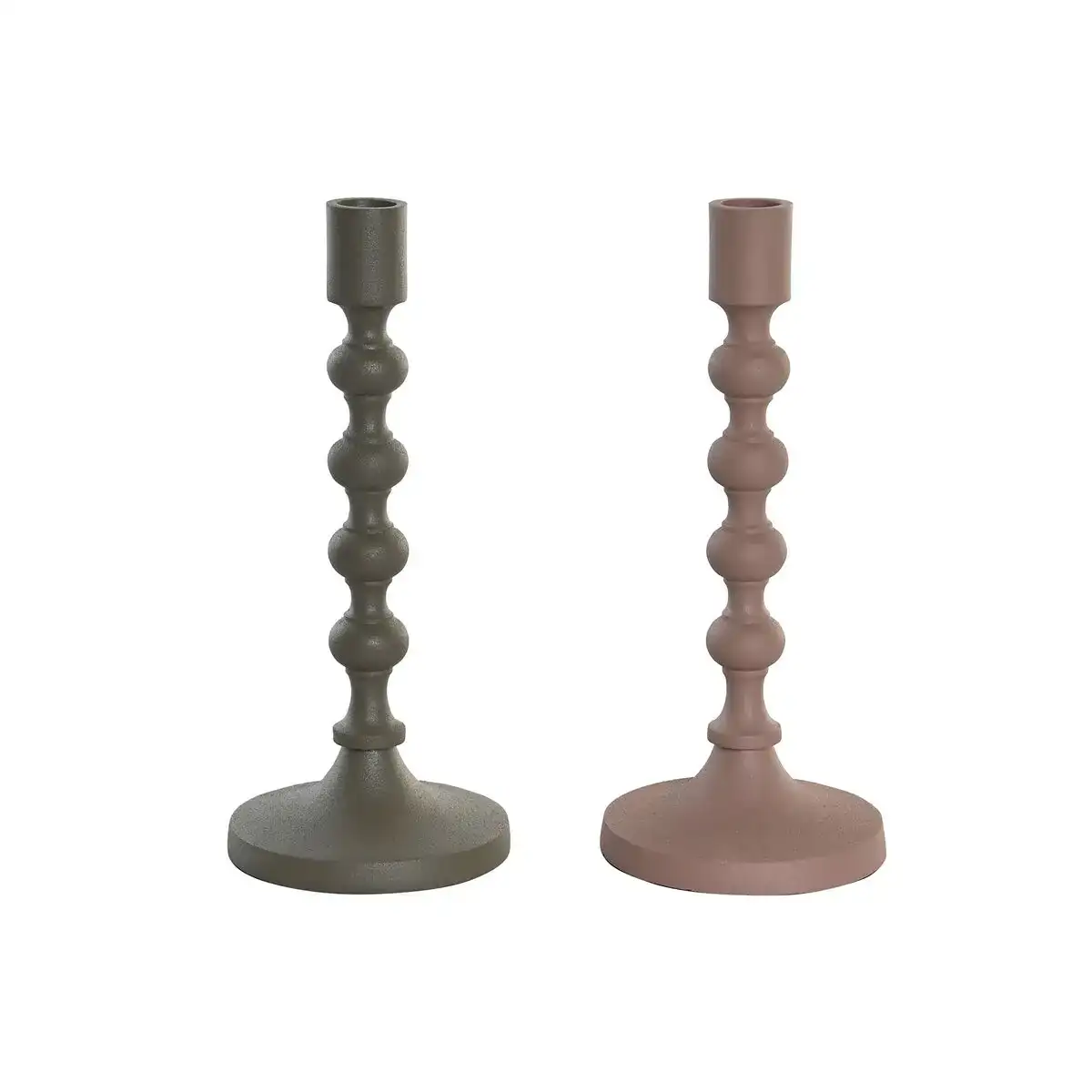 Pot a bougie dkd home decor 10 5 x 10 5 x 23 5 cm rose aluminium vert 2 unites _6574. DIAYTAR COTE D'IVOIRE - Votre Portail vers l'Extraordinaire. Parcourez nos collections et découvrez des produits qui vous emmènent au-delà de l'ordinaire, créant une expérience de shopping mémorable.