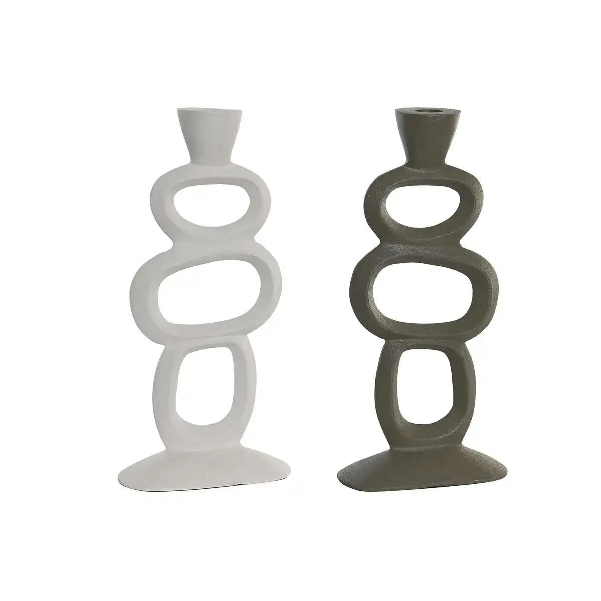 Pot a bougie dkd home decor 14 5 x 6 5 x 29 5 cm aluminium blanc vert 2 unites _1999. DIAYTAR COTE D'IVOIRE - Votre Source de Découvertes Shopping. Naviguez à travers nos catégories et découvrez des articles qui vous surprendront et vous séduiront.