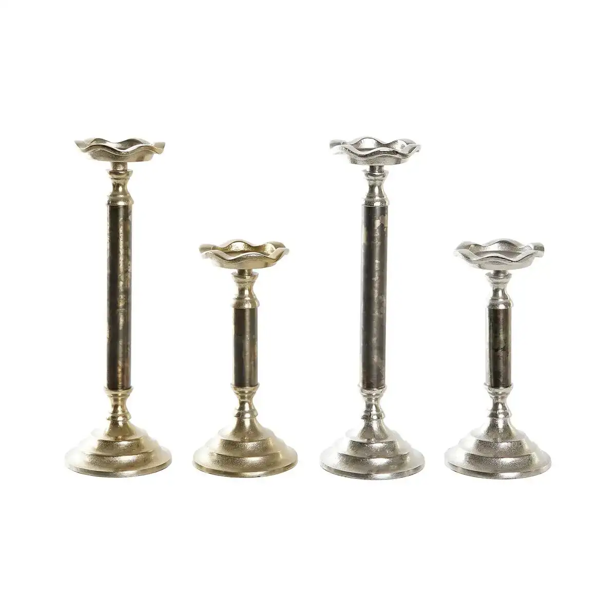 Pot a bougie dkd home decor aluminium 10 x 10 x 31 5 cm moderne 2 unites _7684. DIAYTAR COTE D'IVOIRE - Votre Source d'Inspiration Shopping. Parcourez nos rayons et trouvez des articles qui vous inspirent, que ce soit pour votre style, votre maison ou votre vie quotidienne.