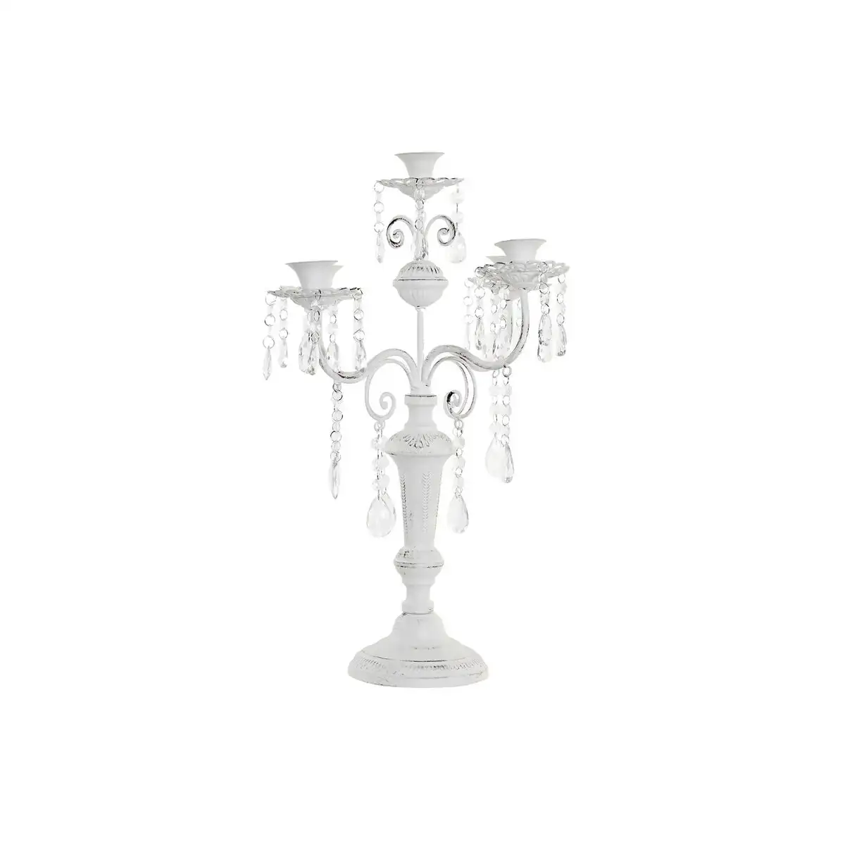 Pot a bougie dkd home decor metal blanc acrylique 41 x 41 x 56 5 cm _4217. DIAYTAR COTE D'IVOIRE - Où la Qualité et la Diversité Fusionnent. Explorez notre boutique en ligne pour découvrir une gamme variée de produits qui incarnent l'excellence et l'authenticité.