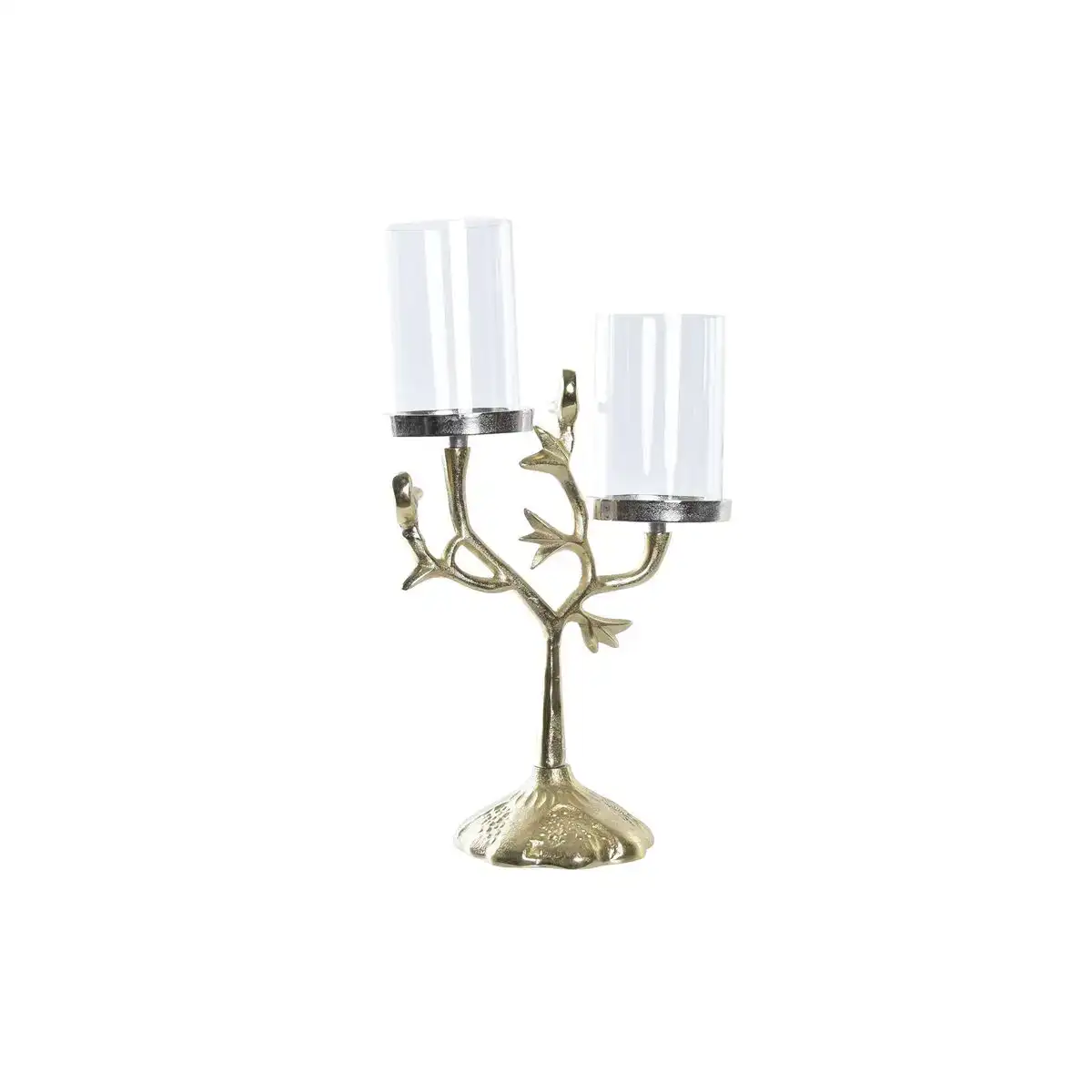 Pot a bougie dkd home decor verre dore aluminium oiseaux 29 x 15 x 48 cm _2683. DIAYTAR COTE D'IVOIRE - Là où les Possibilités sont Infinies. Parcourez nos catégories et laissez-vous séduire par des produits qui enrichiront votre quotidien, du pratique à l'esthétique.