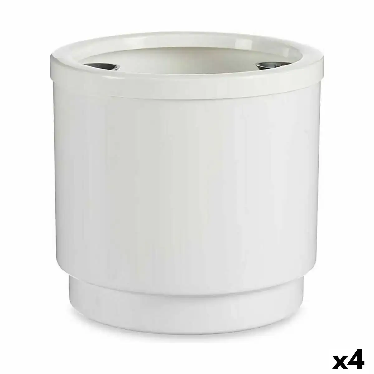 Pot auto arrosant blanc polypropylene 26 x 25 x 26 cm 4 unites _9805. DIAYTAR COTE D'IVOIRE - Votre Destination Shopping Exquise. Explorez notre boutique en ligne et découvrez des trésors qui ajoutent une touche de sophistication à votre style et à votre espace.