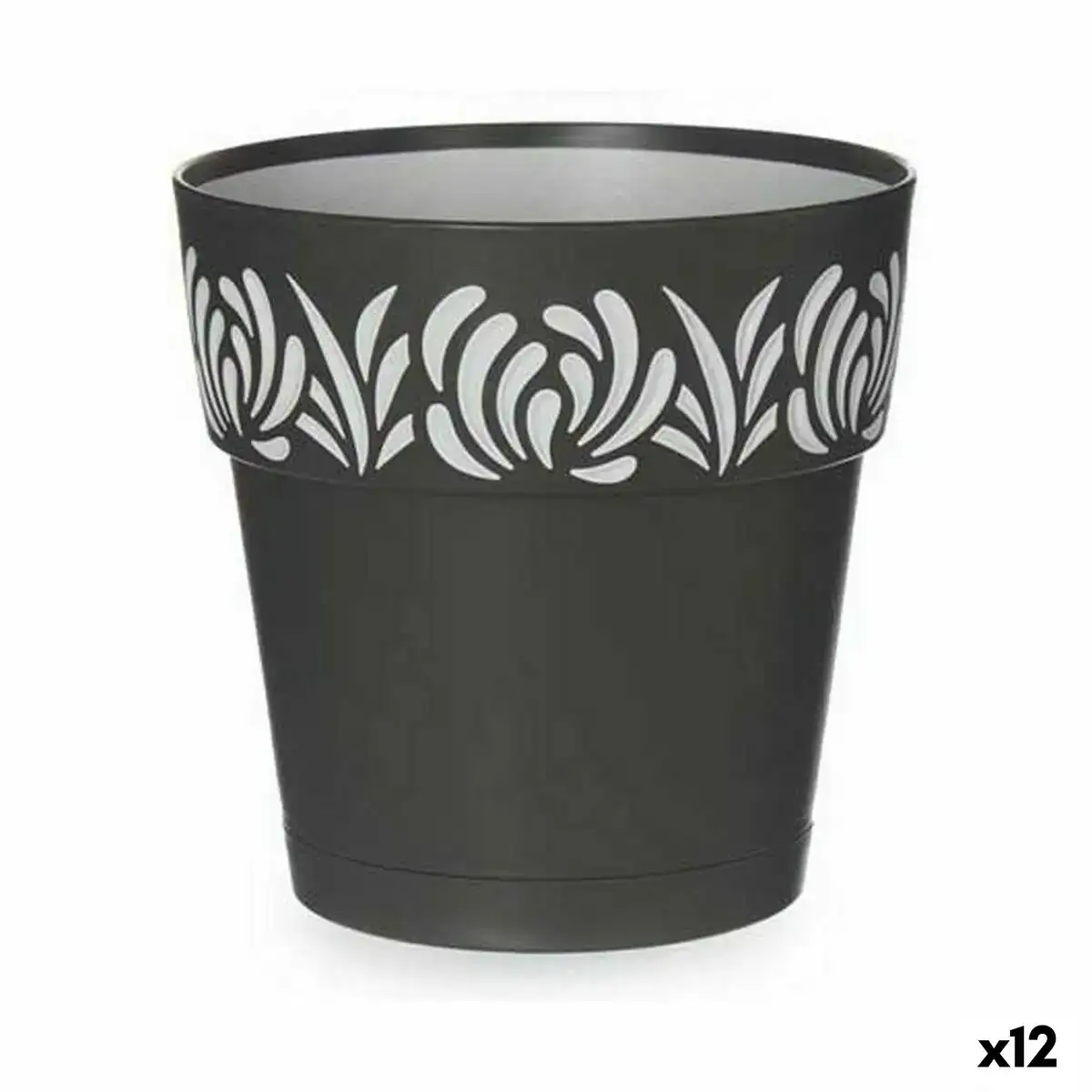 Pot auto arrosant stefanplast gaia anthracite plastique 15 x 15 x 15 cm 12 unites _2484. DIAYTAR COTE D'IVOIRE - Là où Chaque Achat Contribue à un Rêve. Naviguez à travers notre boutique en ligne et soutenez des artisans talentueux tout en acquérant des trésors.