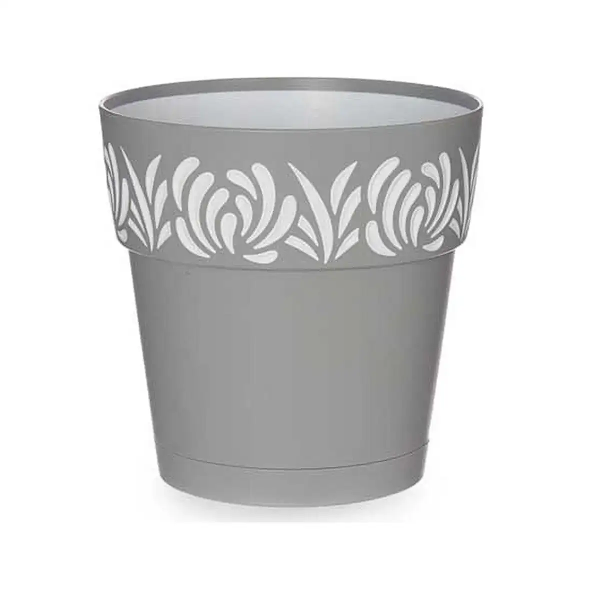 Pot auto arrosant stefanplast gaia gris blanc plastique 15 x 15 x 15 cm_2122. DIAYTAR COTE D'IVOIRE - Où Chaque Produit a son Histoire à Raconter. Parcourez notre catalogue et découvrez des articles qui portent en eux la passion et l'histoire du Côte d'Ivoire.
