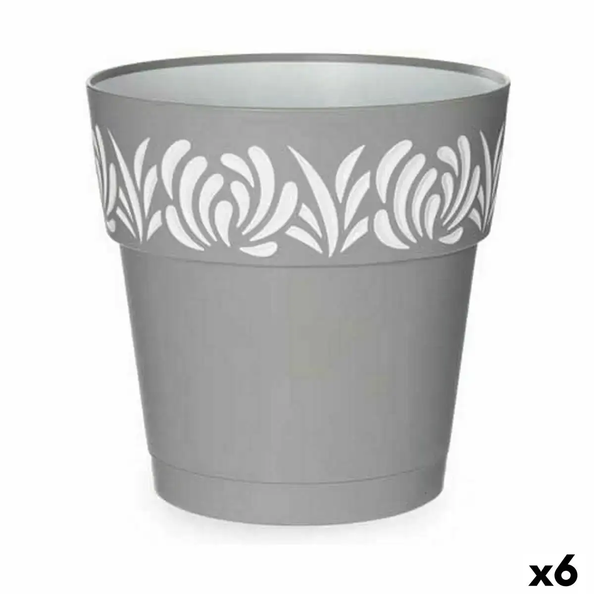 Pot auto arrosant stefanplast gaia gris plastique 25 x 25 x 25 cm 6 unites _9524. DIAYTAR COTE D'IVOIRE - Là où Chaque Produit a son Propre Éclat. Explorez notre boutique en ligne et trouvez des articles qui ajoutent de la brillance à votre quotidien.