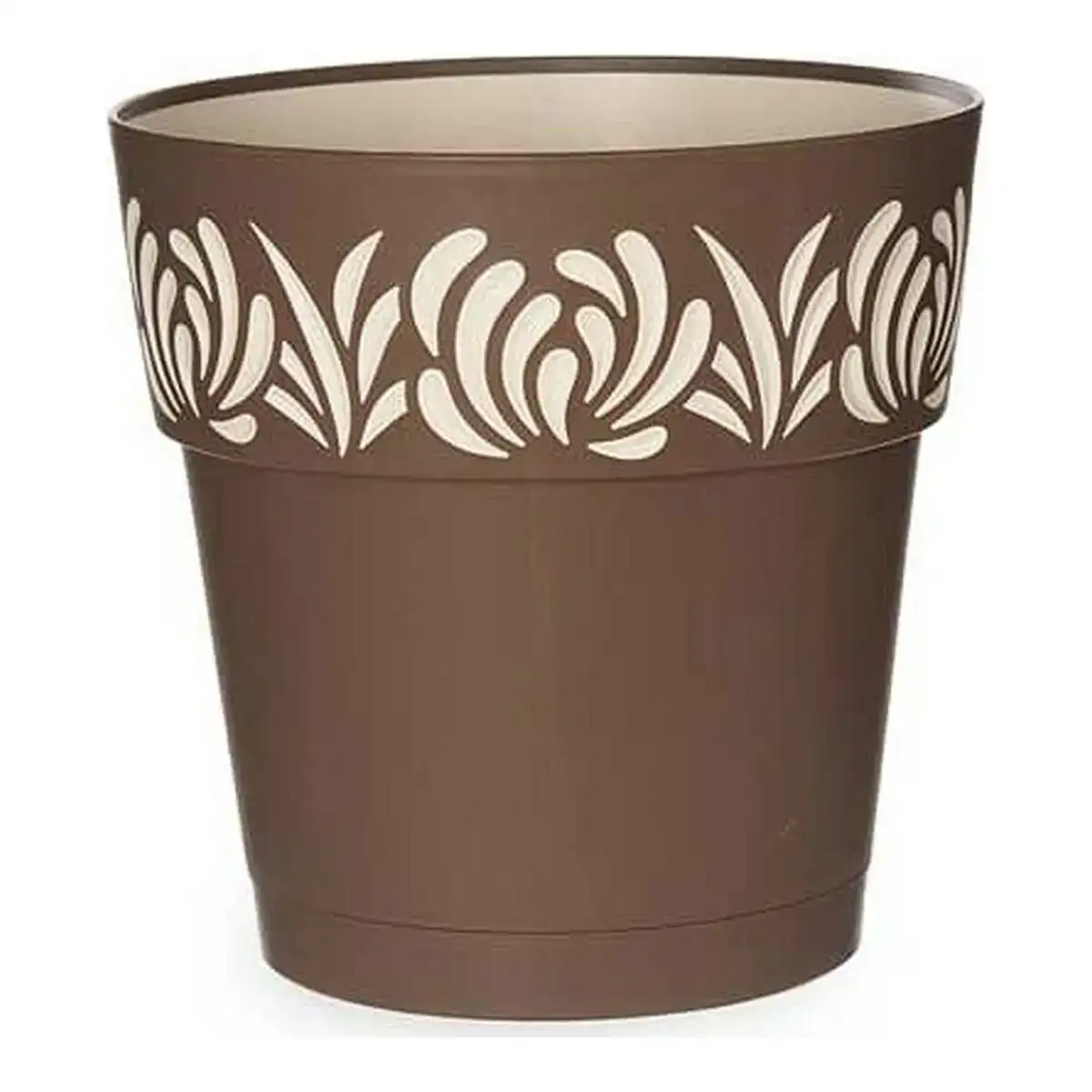 Pot auto arrosant stefanplast gaia marron 25 x 25 x 25 cm plastique vanille_9867. DIAYTAR COTE D'IVOIRE - Où Chaque Achat Raconte une Histoire. Explorez notre boutique en ligne et créez votre propre narration à travers notre diversité de produits, chacun portant une signification unique.