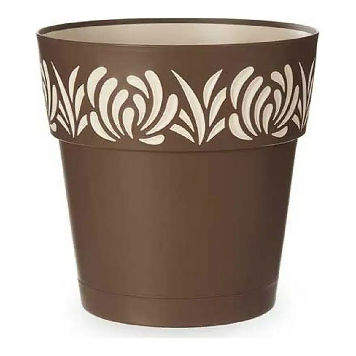 Pot auto arrosant stefanplast gaia marron plastique vanille 29 x 29 x 29 cm_1353. DIAYTAR COTE D'IVOIRE - Là où Chaque Produit Évoque une Émotion. Parcourez notre catalogue et choisissez des articles qui vous touchent et qui enrichissent votre expérience.