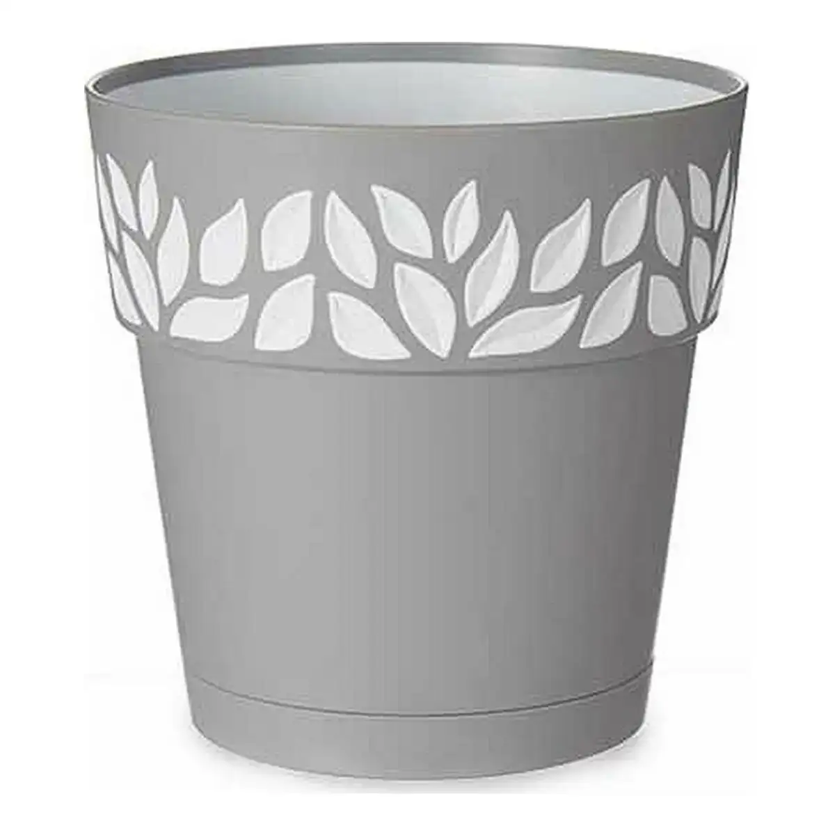 Pot auto arrosant stefanplast gris blanc plastique 15 x 15 x 15 cm_8833. DIAYTAR COTE D'IVOIRE - L'Art de Vivre le Shopping en Ligne. Découvrez notre plateforme intuitive et trouvez des produits qui vous inspirent et vous enchantent, à chaque clic.