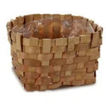 Pot canne marron 23 x 12 x 23 cm_1390. DIAYTAR COTE D'IVOIRE - Où Choisir Devient une Expression de Soi. Découvrez notre boutique en ligne et trouvez des articles qui révèlent votre personnalité et votre style.