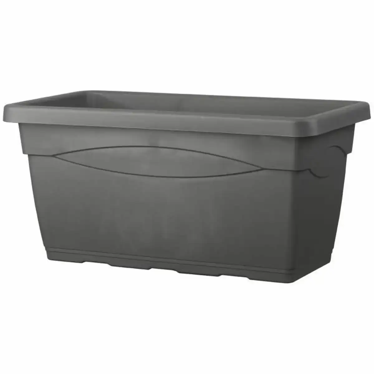 Pot deroma day r 80 x 33 5 cm rectangulaire anthracite injecte_8572. DIAYTAR COTE D'IVOIRE - Où Choisir est un Acte d'Amour pour le Côte d'Ivoire. Explorez notre boutique en ligne et choisissez des articles qui célèbrent la culture et l'artisanat du pays.