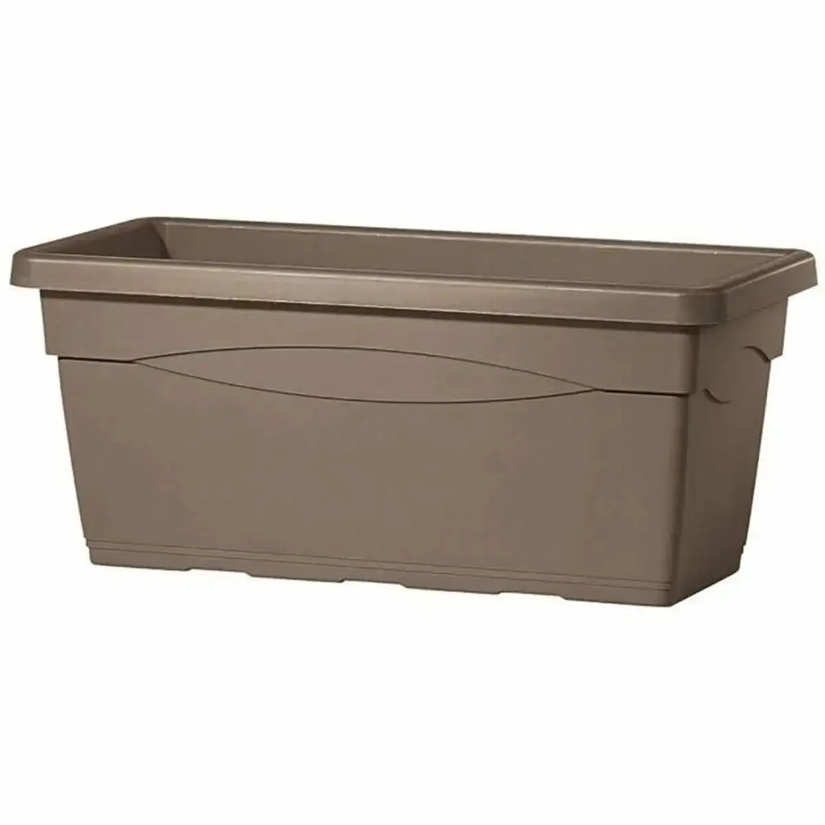 Pot deroma taupe recyclado injecte rectangulaire 80 cm 80 x 33 5 cm_4594. Entrez dans le Monde Éclectique de DIAYTAR COTE D'IVOIRE. Explorez nos catégories et dénichez des trésors qui reflètent la richesse et l'authenticité du Côte d'Ivoire.