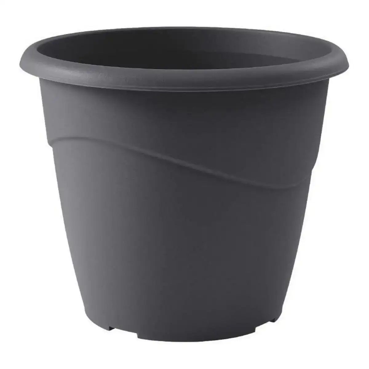 Pot eda marina gris gris fonce polypropylene ronde rond o 40 x 33 7 cm_8196. DIAYTAR COTE D'IVOIRE - Où Chaque Détail Fait la Différence. Parcourez notre sélection soignée et choisissez des articles qui rehaussent votre quotidien, du fonctionnel à l'esthétique.