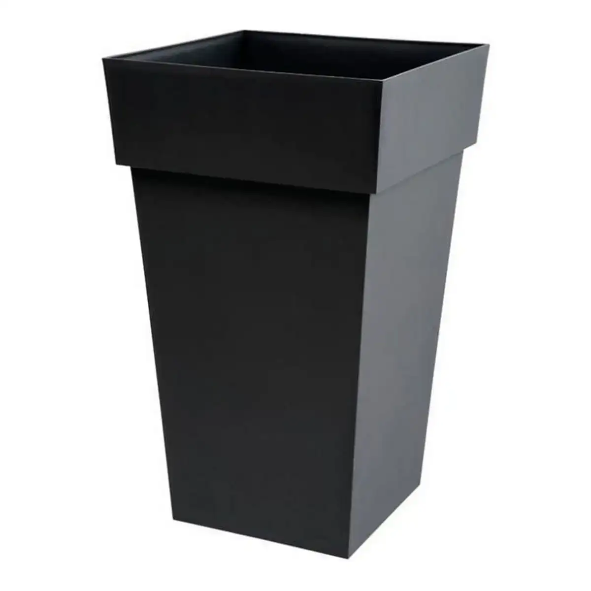 Pot eda tuscan gris anthracite gris fonce polypropylene carre 39 x 39 x 65 cm_6154. DIAYTAR COTE D'IVOIRE - Où Choisir Devient une Expérience Personnalisée. Explorez notre boutique en ligne pour découvrir des produits qui s'adaptent à votre style et à votre essence.