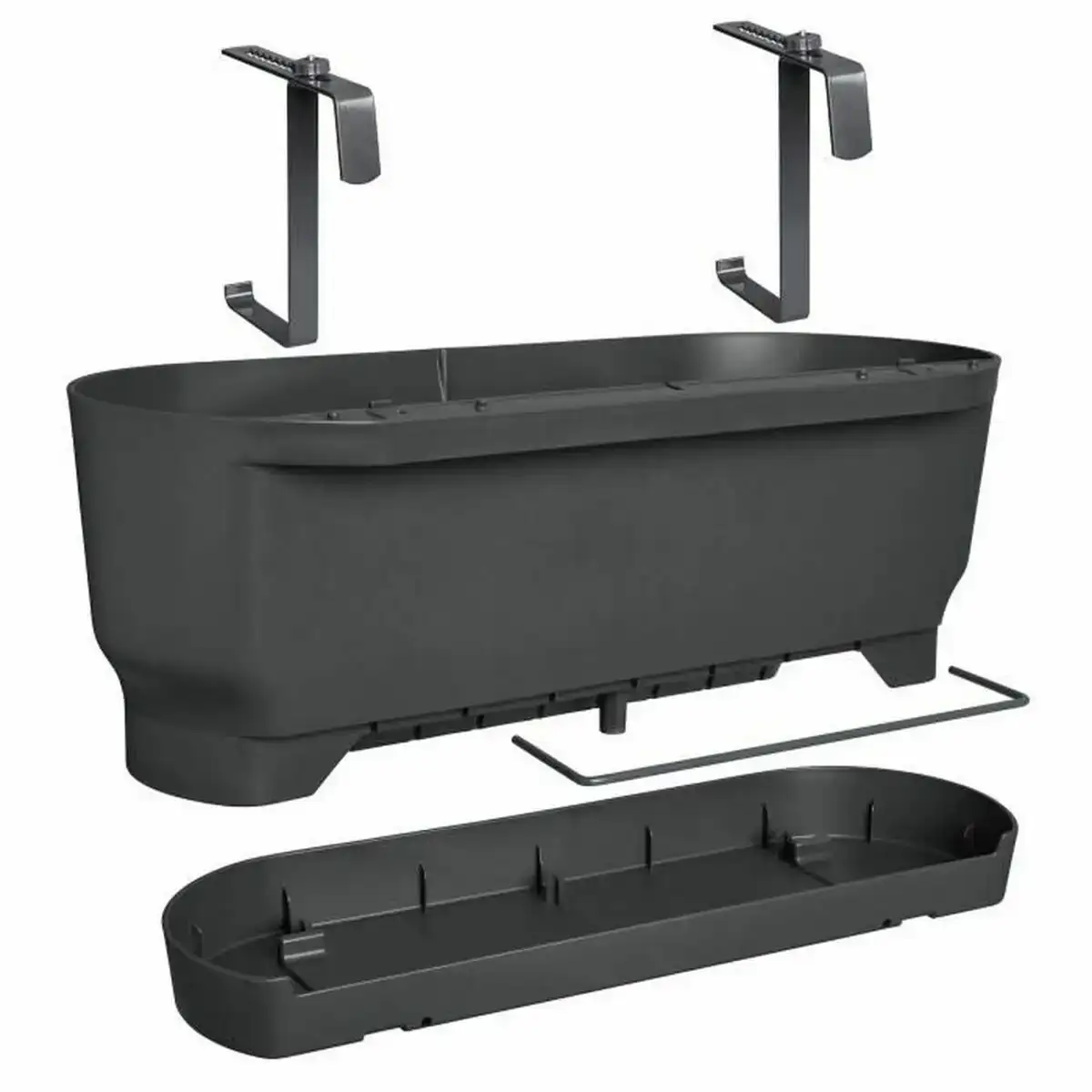 Pot elho greenville 21 2 x 52 x 19 4 cm noir o 52 cm_7655. DIAYTAR COTE D'IVOIRE - L'Art de Vivre le Shopping Authentique. Découvrez notre boutique en ligne et trouvez des produits qui incarnent la passion et le savoir-faire du Côte d'Ivoire.