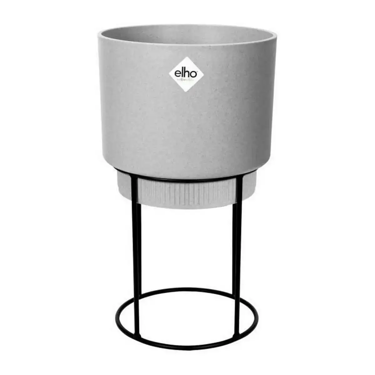 Pot elho gris plastique avec support ronde o 22 x 38 2 cm _6979. Entrez dans l'Univers de DIAYTAR COTE D'IVOIRE - Où Chaque Produit a son Éclat Unique. Explorez notre gamme variée et choisissez des articles qui illuminent votre quotidien.