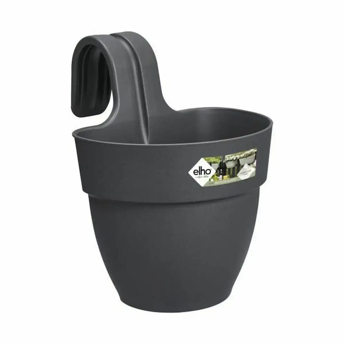 Pot elho vibia 24 1 x 20 5 x 26 5 cm anthracite plastique rond moderne 24 x 20 5 x 26 5 cm_1472. DIAYTAR COTE D'IVOIRE - Votre Pass vers la Découverte. Explorez notre boutique en ligne et plongez dans un voyage à travers des produits authentiques et contemporains, tous réunis sous un même toit.