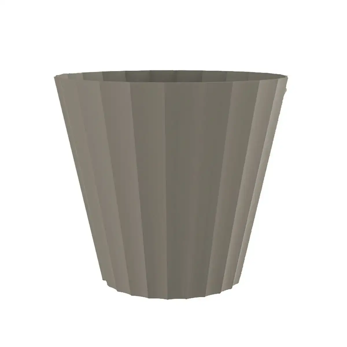 Pot plastiken 32 x 29 cm taupe polypropylene_10000. Bienvenue sur DIAYTAR COTE D'IVOIRE - Où Chaque Produit a son Histoire. Découvrez notre sélection unique et choisissez des articles qui racontent la richesse culturelle et artistique du Côte d'Ivoire.