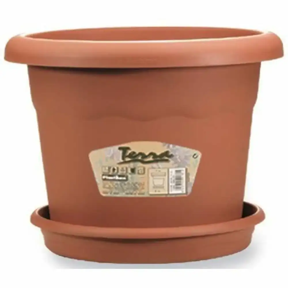Pot plastiken 7360 marron terre cuite plastique rond o 60 cm_6724. DIAYTAR COTE D'IVOIRE - Où Choisir Devient un Acte de Découverte. Découvrez notre gamme et choisissez des produits qui éveillent votre curiosité et élargissent vos horizons.