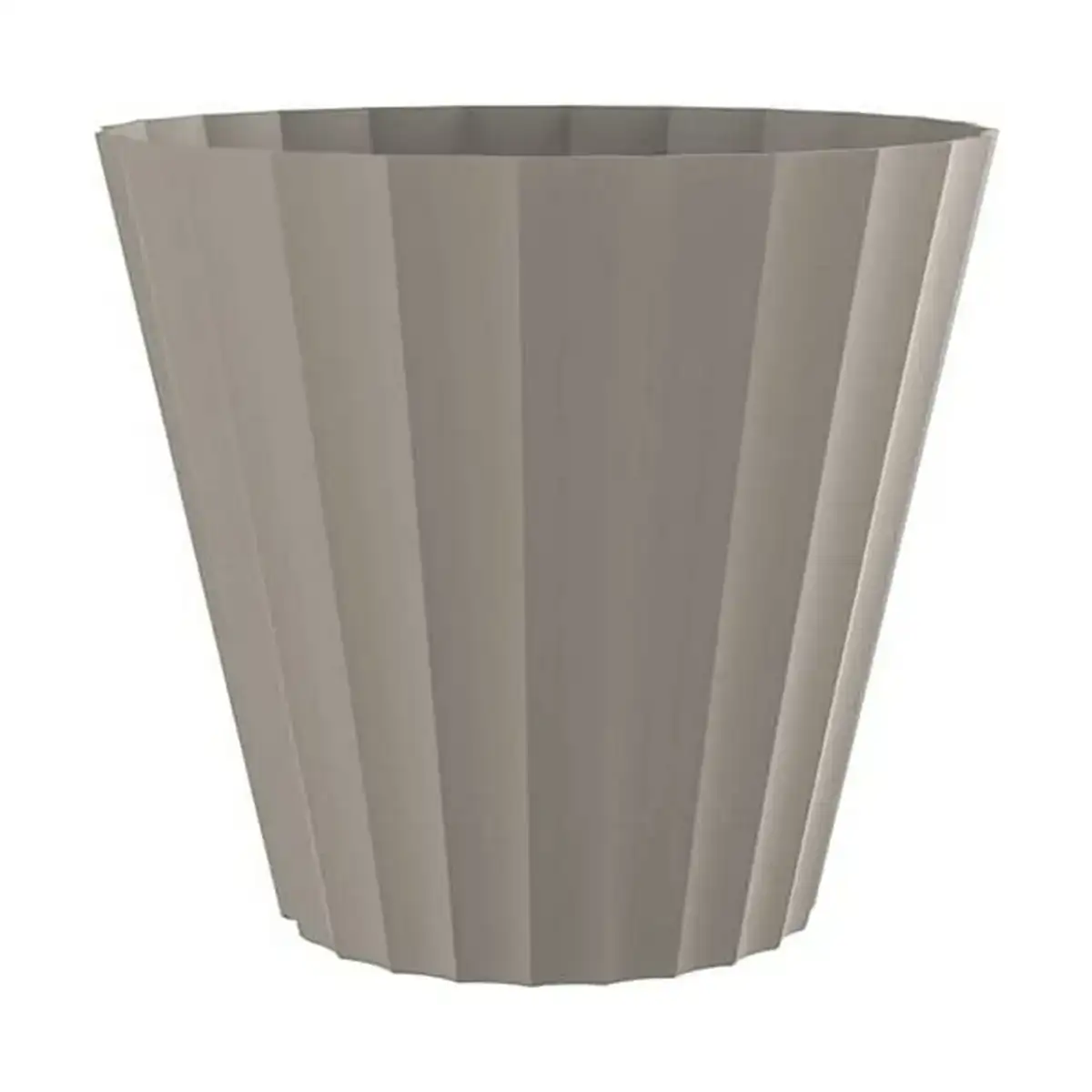 Pot plastiken taupe polypropylene o 26 x 23 cm _5722. DIAYTAR COTE D'IVOIRE - Où Choisir est un Voyage Cultuel. Explorez notre boutique en ligne et découvrez des produits qui célèbrent la richesse et la diversité culturelle du Côte d'Ivoire.