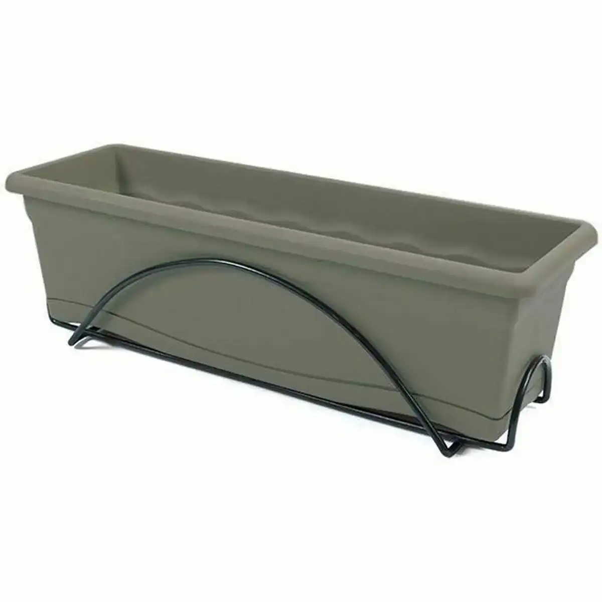 Pot plastiken terra collection 60 x 20 cm taupe plastique_1554. DIAYTAR COTE D'IVOIRE - Où le Shopping Devient une Aventure Culturelle. Plongez dans notre univers de produits qui célèbrent l'héritage et l'artisanat du Côte d'Ivoire.