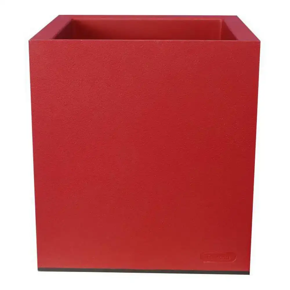 Pot riviera rouge plastique carre 40 x 40 cm_2950. DIAYTAR COTE D'IVOIRE - Où le Shopping Devient une Aventure Culturelle. Plongez dans notre univers de produits qui célèbrent l'héritage et l'artisanat du Côte d'Ivoire.