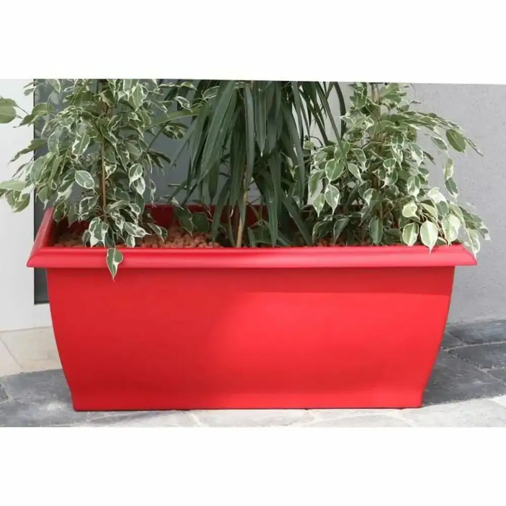 Pot riviera rouge plastique rectangulaire 80 x 40 cm 80 x 40 x 32 cm_3103. DIAYTAR COTE D'IVOIRE - L'Art du Shopping Facilité. Naviguez sur notre plateforme en ligne pour découvrir une expérience d'achat fluide et agréable, avec une gamme de produits adaptés à tous.